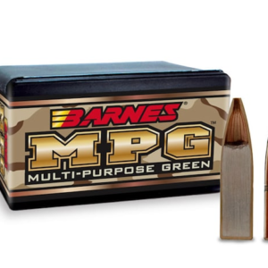 Buy Barnes Multi-Purpose Green (MPG) Bullets 22 Caliber (224 Diameter) 55 Grain Hollow Point Lead-Free Box of 100