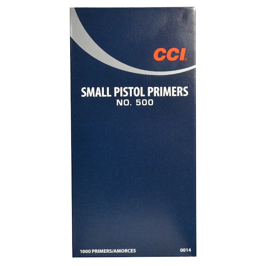 Buy CCI Small Pistol Primers #500 Box of 1000 Online