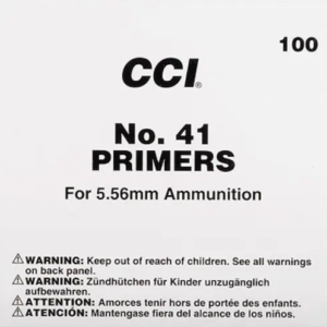 Buy CCI Small Rifle 5.56mm NATO-Spec Military Primers #41 Box of 1000 Online