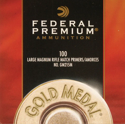 Buy Federal Premium Gold Medal Large Rifle Magnum Match Primers #215M Box of 1000 Online