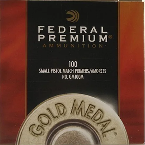 Buy Federal Premium Gold Medal Small Pistol Match Primers #100M Box of 1000 Online