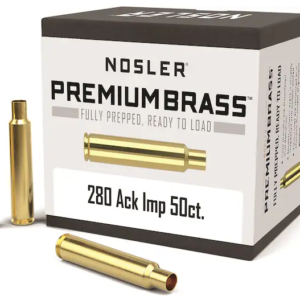 Buy Nosler Custom Brass 280 Ackley Improved 40-Degree Shoulder Box of 50 Online