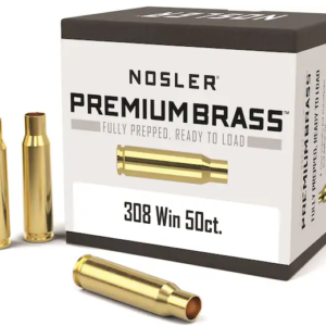 Buy Nosler Custom Brass 308 Winchester Box of 50 Online