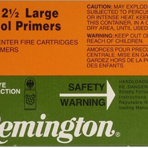 Buy Remington Large Pistol Primers #2-1 2 Box of 1000 Online
