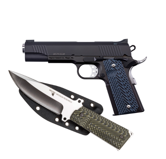 Buy Magnum Research 1911 G Model in 10mm with KNIFE1911