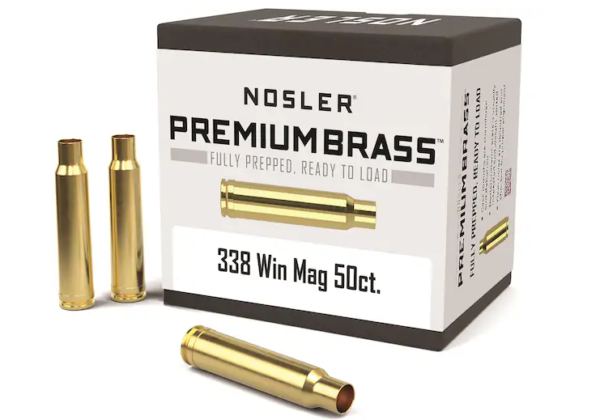 Buy Nosler Custom Brass 338 Winchester Magnum