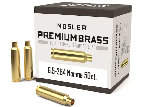 Buy Nosler Custom Brass 6.5mm-284 Norma Box of 50