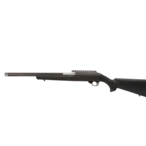 Buy .22WMR Hogue OverMolded Rifle-Black with Threaded Muzzle