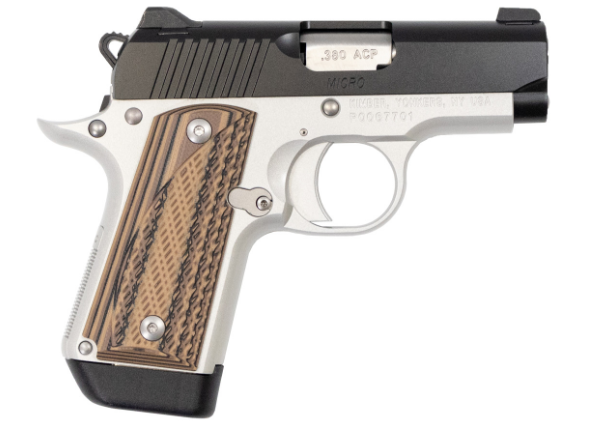 Buy Kimber Micro Carry Advocate 380 Auto with Night Sights and Brown G10 Grips