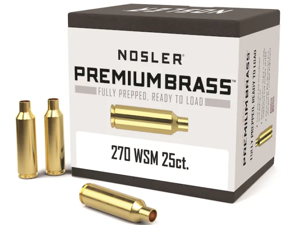 Buy Nosler Custom Brass 270 Winchester Short Magnum