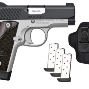 Buy Kimber Micro 380 ACP Two-Tone Ready to Carry Package with Three Magazines and DeSantis Pro Stealth Holster