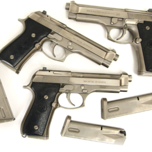 BERETTA 96D 40SW DAO STAINLESS POLICE TRADES