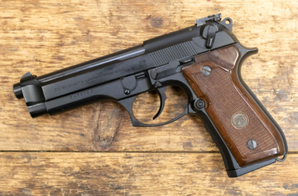 Beretta 92F 9mm 15-Round Trade-in Pistol with Wood Grips
