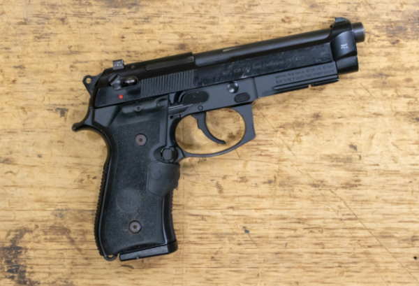 Buy Beretta 92G 9mm Semi-Auto Police Trade-In Pistol with Crimson Trace Grip 