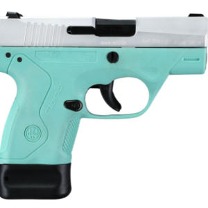 Buy Beretta BU9 Nano 9mm Pistol with Robins Egg Blue Frame and Stainless Slide