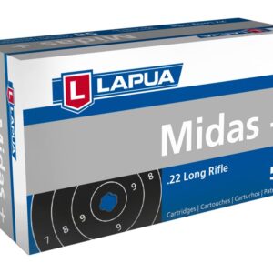 Lapua 420162 Midas+ .22 LR 40 gr Round Nose (RN) 50 Bx/ 100 Cs