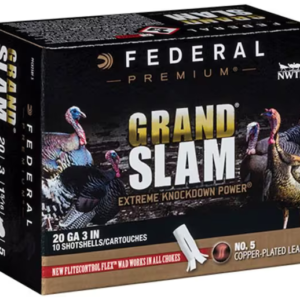 Buy Federal Premium Grand Slam Turkey Ammunition 20 Gauge 3 1-5 16 oz Buffered 5 Copper Plated Shot Flightcontrol Flex Wad Box of 10