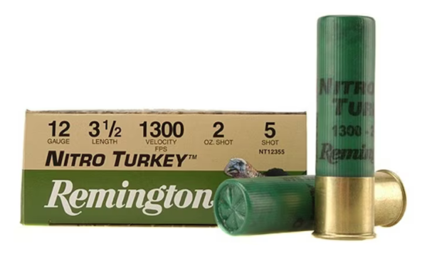 Buy  Remington Nitro Turkey Ammunition 12 Gauge 3-1 2 2 oz of 5 Buffered Shot Box of 10