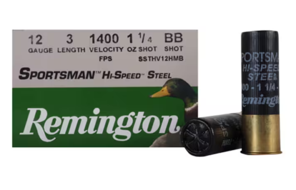 Buy Remington Sportsman Hi-Speed Ammunition 12 Gauge 3 1-1 4 oz BB Non-Toxic Steel Shot